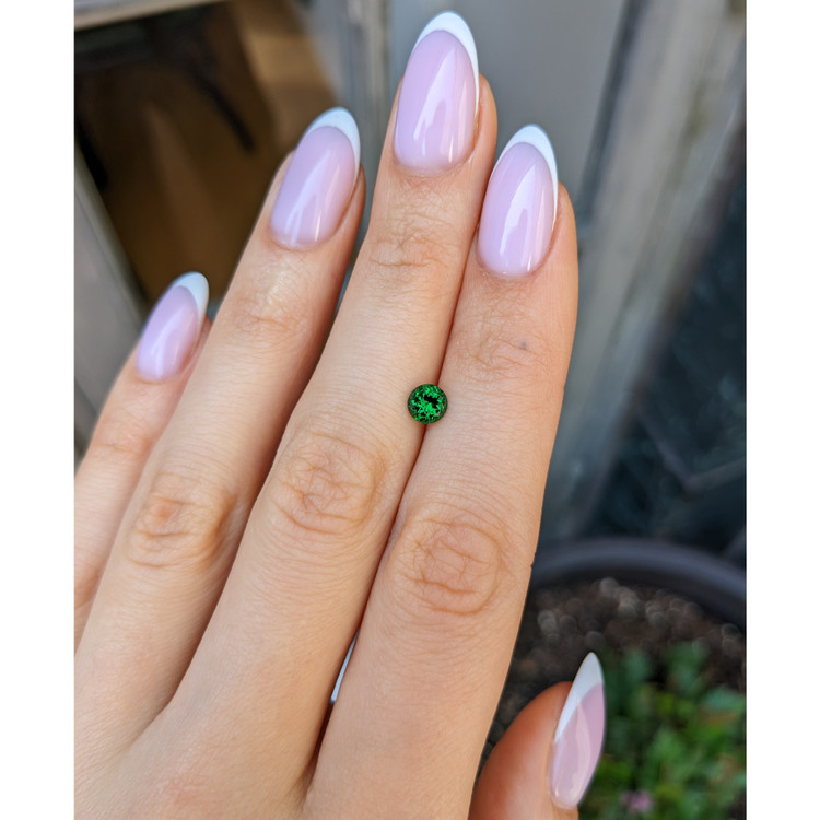 0.63 Ct. Tsavorite Garnet from Tanzania