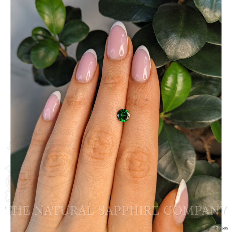 0.95 Ct. Tsavorite Garnet from Tanzania