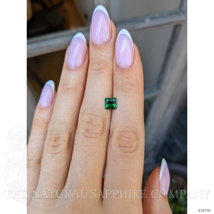 0.91 Ct. Tsavorite Garnet from Tanzania