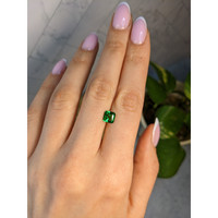 1.57 Ct. Tsavorite Garnet from Tanzania Life Style