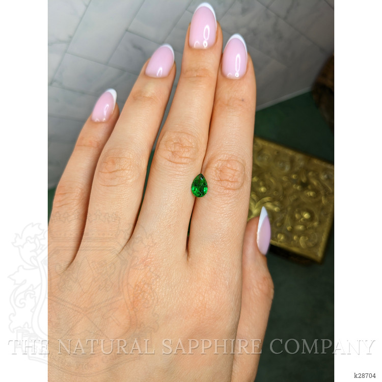 1.34 Ct. Tsavorite Garnet from Tanzania