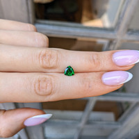 1.07 Ct. Tsavorite Garnet from Tanzania Life Style