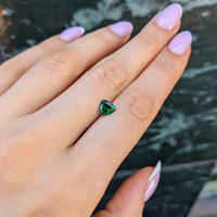 1.07 Ct. Tsavorite Garnet from Tanzania Life Style