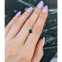 1.19 Ct. Tsavorite Garnet from Tanzania Life Style