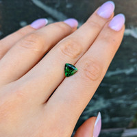 1.55 Ct. Tsavorite Garnet from Tanzania Life Style