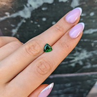 1.55 Ct. Tsavorite Garnet from Tanzania Life Style