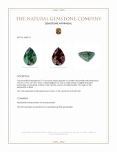0.72 Ct. Alexandrite from Brazil Appraisal