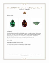 0.44 Ct. Alexandrite from Brazil Appraisal