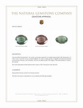 1.06 Ct. Alexandrite from Ceylon (Sri Lanka) Appraisal