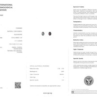 1.11 Ct. Alexandrite from Ceylon (Sri Lanka) Scan Report