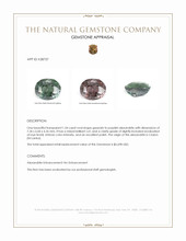 1.54 Ct. Alexandrite from Ceylon (Sri Lanka) Appraisal