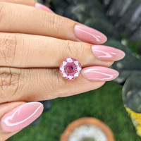 3.44 Ct. Pink Tourmaline from Madagascar Life Style