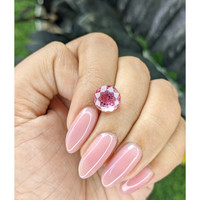3.44 Ct. Pink Tourmaline from Madagascar Life Style