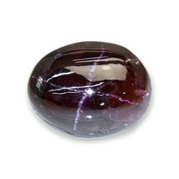 7.99 Ct. Purplish Red Star Garnet from Ceylon (Sri Lanka) Video