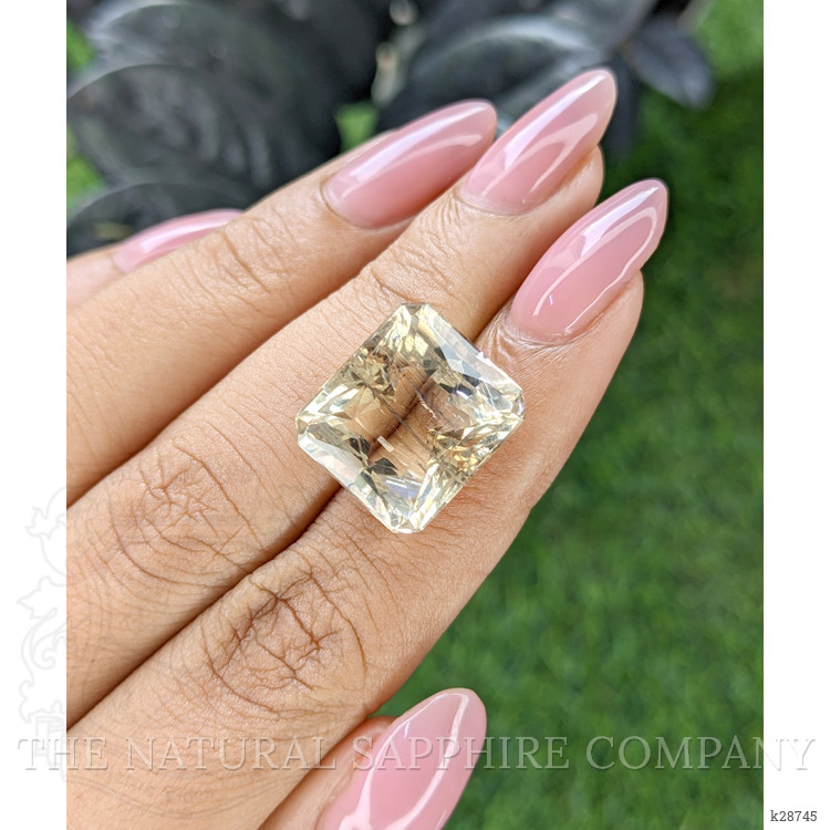 15.66 Ct. Yellow Scapolite from Ceylon (Sri Lanka)