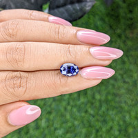 1.83 Ct. Bluish Purple Iolite from Ceylon (Sri Lanka) Life Style