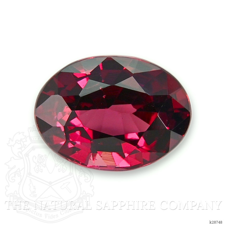 4.18 Ct. Purplish Red Rhodolite Garnet from Ceylon (Sri Lanka)