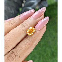 2.65 Ct. Yellow Zircon from Ceylon (Sri Lanka) Life Style