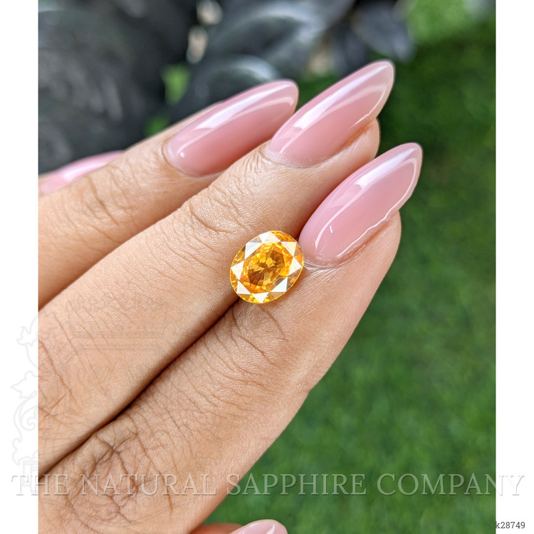 2.65 Ct. Yellow Zircon from Ceylon (Sri Lanka)