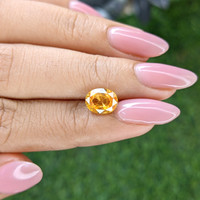 2.65 Ct. Yellow Zircon from Ceylon (Sri Lanka) Life Style