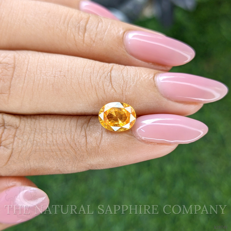 2.65 Ct. Yellow Zircon from Ceylon (Sri Lanka)