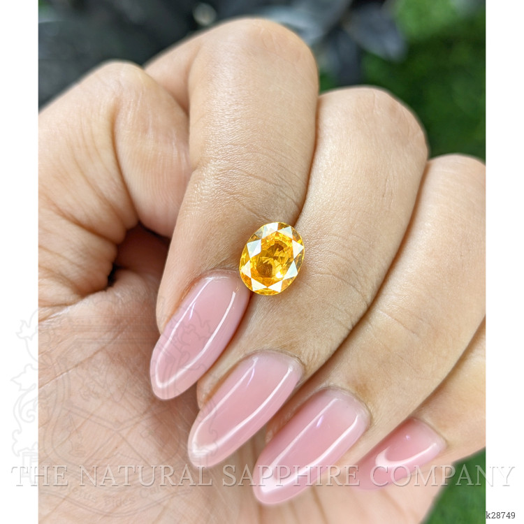 2.65 Ct. Yellow Zircon from Ceylon (Sri Lanka)