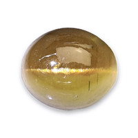 3.65 Ct. Yellowish Brown Cabochon Apatite from Ceylon (Sri Lanka) Video