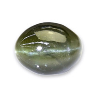 3.49 Ct. Green Cabochon Chrysoberyl from Ceylon (Sri Lanka) Video