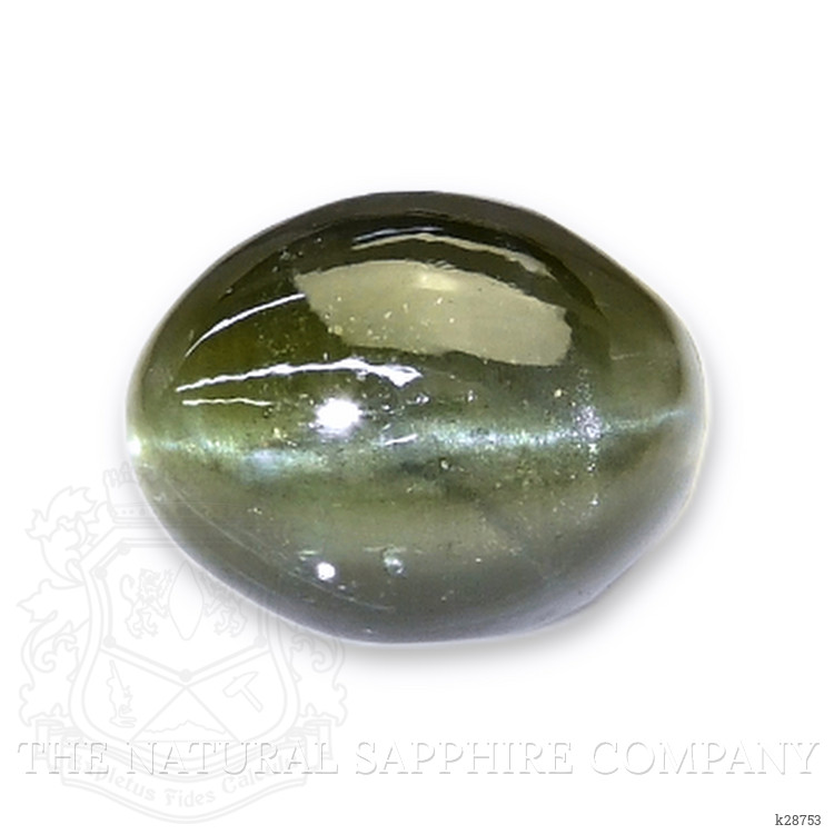 3.49 Ct. Green Cabochon Chrysoberyl from Ceylon (Sri Lanka)