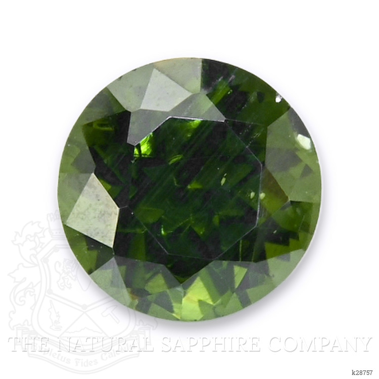 2.70 Ct. Green Zircon from Ceylon (Sri Lanka)