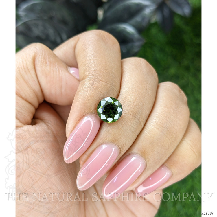 2.70 Ct. Green Zircon from Ceylon (Sri Lanka)