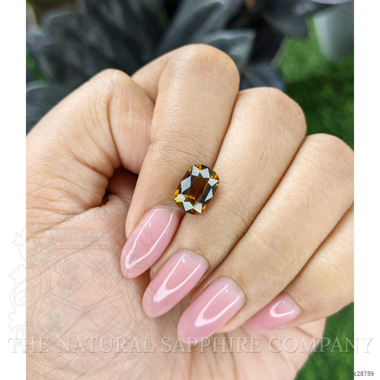 2.62 Ct. Yellowish Brown Tourmaline from Ceylon (Sri Lanka)