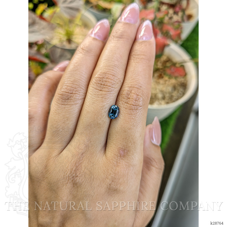 1.19 Ct. Greenish Blue Spinel from Ceylon (Sri Lanka)