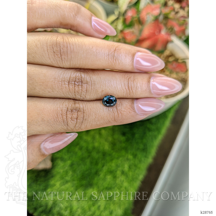 1.57 Ct. Greenish Blue Spinel from Ceylon (Sri Lanka)