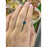 1.57 Ct. Greenish Blue Spinel from Ceylon (Sri Lanka) Life Style