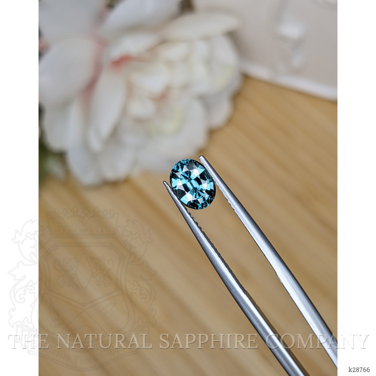 1.18 Ct. Greenish Blue Spinel from Ceylon (Sri Lanka)