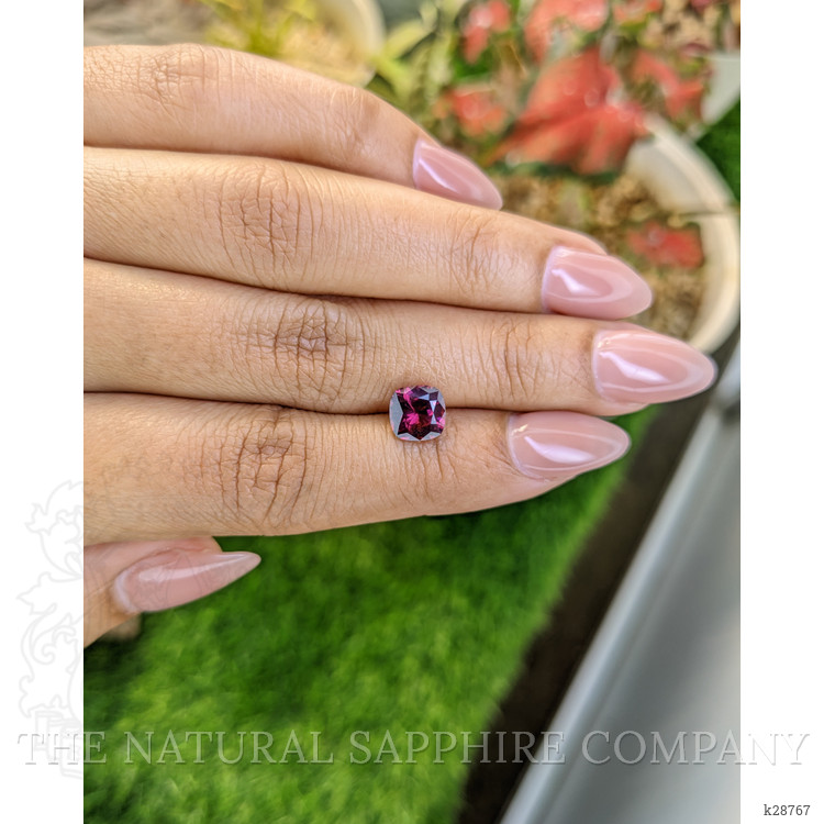 1.71 Ct. Purplish Pink Garnet from Ceylon (Sri Lanka)