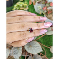 2.89 Ct. Purplish Red Garnet from Ceylon (Sri Lanka) Life Style