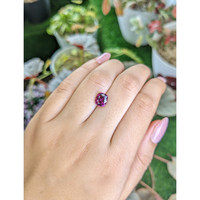 2.16 Ct. Purplish Pink Garnet from Ceylon (Sri Lanka) Life Style