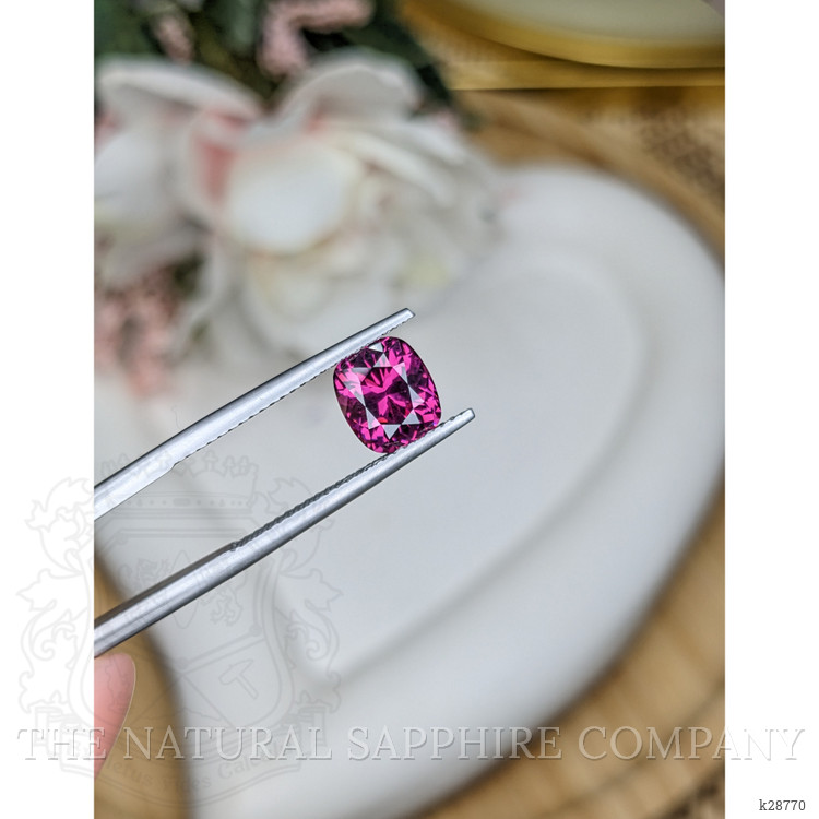 2.16 Ct. Purplish Pink Garnet from Ceylon (Sri Lanka)