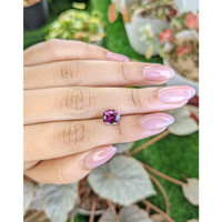 2.16 Ct. Purplish Pink Garnet from Ceylon (Sri Lanka) Life Style