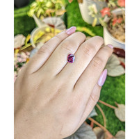 1.72 Ct. Pinkish Purple Garnet from Ceylon (Sri Lanka) Life Style