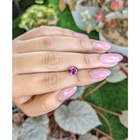 1.72 Ct. Pinkish Purple Garnet from Ceylon (Sri Lanka) Life Style