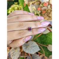 2.49 Ct. Purplish Red Garnet from Ceylon (Sri Lanka) Life Style