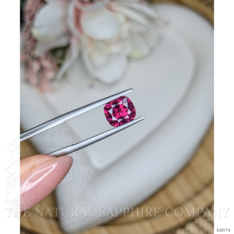2.17 Ct. Purplish Pink Garnet from Ceylon (Sri Lanka)