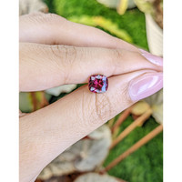 2.17 Ct. Purplish Pink Garnet from Ceylon (Sri Lanka) Life Style