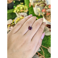 2.39 Ct. Purplish Red Garnet from Ceylon (Sri Lanka) Life Style
