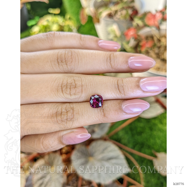 2.09 Ct. Purplish Pink Garnet from Ceylon (Sri Lanka)