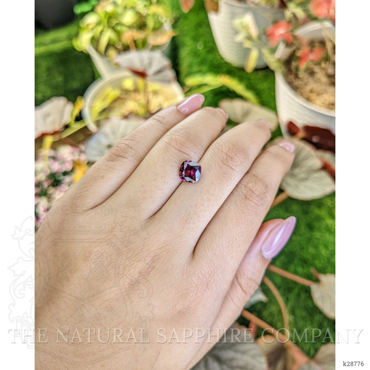 2.09 Ct. Purplish Pink Garnet from Ceylon (Sri Lanka)