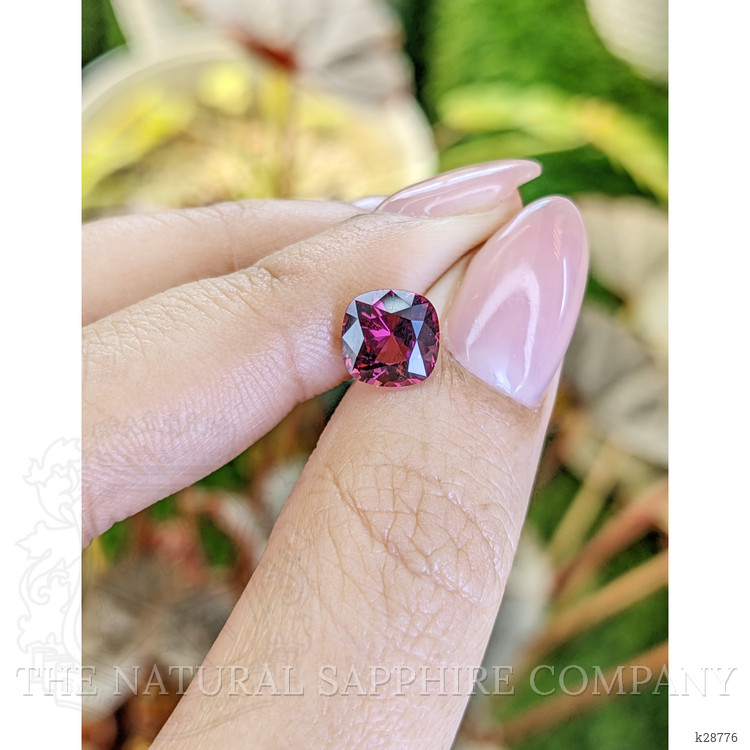 2.09 Ct. Purplish Pink Garnet from Ceylon (Sri Lanka)